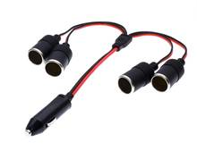 120W 4 maneras Triple divisor de encendedor de cigarrillos de coche enchufe hembra conector adaptador de corriente, entrada 12V 24V 2024 - compra barato