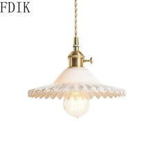 Modern Glass Umbrella Pendant Lamp Colorful Led Hanging Lights for Home Kitchen Bedroom Dining Room Suspension Metal Luminaires 2024 - buy cheap