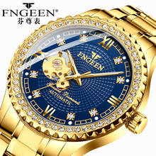Fngeen Men Watch Automatic Mechanical Watches Waterproof Self Winding Top Brand Luxury Gold Male Wristwatches Relogio Masculino 2024 - buy cheap