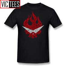 Camiseta para homem t shirtss crewneck gurren lagann tipografia linha luta a potência s t 2024 - compre barato