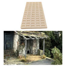 1:35 Brick Molde Reusable Concrete Cement Stone Design Path Maker Mould for DIY Building Train Layout 2024 - buy cheap