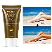 50ml Sunless Self Tanning Lotion Bronze Quickly Coloring Face Body Natural Tan Cream Loción bronceadora Лосьон для загара 2024 - buy cheap