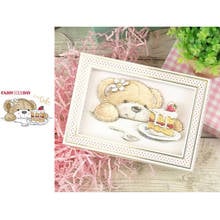 Animal A Little Bear Eating Strawberry Cake Clear Stamps For Scrapbooking And Cards Making Silicone Transparent New 2020 2024 - buy cheap