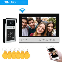 9" Screen Wifi Video Intercom System Door Phone RFIC Fingerprint Keypad Code Doorbell 120 Degree Wide Angle Camera Remote Unlock 2024 - buy cheap