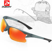 DUBERY Sport Style Polarized Sunglasses Men Travel & Fishing Half Frame Sun Glasses Photochromic Lens 100% UV Goggles KD104 2024 - buy cheap