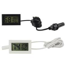 Profissional mini digital lcd termômetro higrômetro medidor de temperatura umidade interior digital display lcd sensor 1.5v 2024 - compre barato