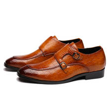 Zapatos planos de negocios con diseño clásico de cocodrilo para hombre, mocasines formales de cuero, para fiesta de Navidad, 2019 2024 - compra barato