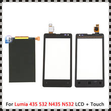 New high quality 4.0'' For Nokia Microsoft Lumia 435 532 N435 N532 Lcd Display With Touch Screen Digitizer Sensor 2024 - buy cheap