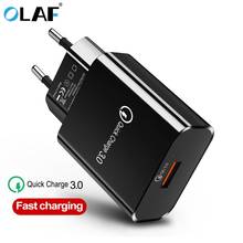 QC 3.0 USB Charger For Samsung A50 A70 Xiaomi Mi9 iPhone 7 8 Quick Charge 3.0 Wall Mobile Phone Fast Charger EU US Plug Adapter 2024 - buy cheap