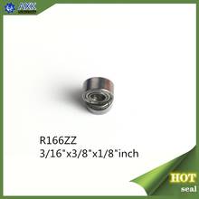 R166ZZ подшипник ABEC-1 (10 шт.) 3/16 "x3/8" x1/8 "дюйм, миниатюрный R166 ZZ, шариковые подшипники радиоуправляемая модель Запчасти 2024 - купить недорого