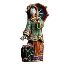 WU CHEN LONG Chinese Lady Ceramic Statue Classical Beauty Figurine Creative Beautiful Women Craft Decorations For Home R3278 2024 - buy cheap