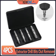 4PCS/Set Disassemble Screws Carpentry Screw Extractor Easy Out Set Remove Broken Bolt 1# 2# 3# 4# Drill Bit Double Side Tool 2024 - buy cheap