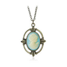 Vampire Necklace Vintage Katherine Cameo Pendant Movie Jewelry Cosplay Accessories 2024 - buy cheap