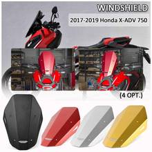 CNC Aluminum Front Windscreen Windshield Screen Cover for 2017 2018 2019 Honda XADV 750 X adv 750 Xadv750 Wind Shield Deflector 2024 - buy cheap