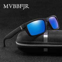 Mvbbfjr óculos de sol polarizado antirreflexo, de luxo, para homens e mulheres, para dirigir, visão noturna, quadrado 2024 - compre barato