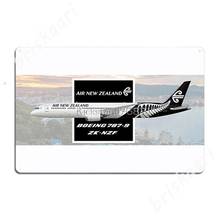 Air New Zealand 787 Drawing Metal Signs Wall Decor Living Room Wall Mural Decoration Tin sign Posters 2024 - buy cheap