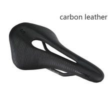 TOSEEK bicycle saddle carbon fiber leather road mountain folding bike saddle front cushion 248*145mm bike parts 2024 - buy cheap