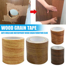 Parche de Cinta de reparación de grano de madera, Cinta Adhesiva de textura de madera para muebles, fuerte adherencia, cintas de reparación impermeables 2024 - compra barato