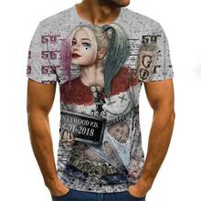 2020 Mens horror T shirts Fashion New Summer Men's Short Sleeve T-shirt Casual 3D Zombie Print Rock Tshirt For Man Full Printed 2024 - buy cheap