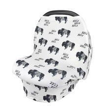 Multifunction Stretchy Baby Car Seat Cover Breastfeeding Nursing Covering Shopping Cart Grocery Trolley Carseat Canopy 2024 - buy cheap