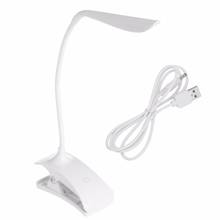 Dimmable Clip-On USB Rechargeable Touch Sensor 14 LEDs Reading Light Desk Lamp 2024 - buy cheap