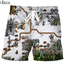 CLOOCL  Classic Game Heroes of Might & Magic Men Shorts 3D Print Elastic Fashion Wild Harajuku Beach Pants 2024 - buy cheap