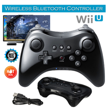Mando inalámbrico Bluetooth para Nintendo Pro, controlador USB clásico doble para WiiU, Control de Mando profesional 2024 - compra barato