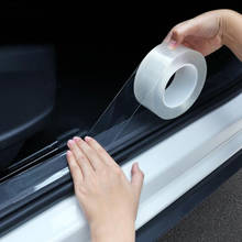 Hot Car Door Sill Scratchproof Stickers Protector Nano Tape for Skoda Octavia A2 A5 A7 Fabia Rapid Superb Yeti Roomster 2024 - buy cheap