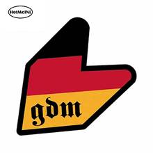 HotMeiNi 13cm x 12.8cm Car Styling WAKABA JDM LEAF GDM German Domestic Market Germany Flag Car Sticker Vinyl Decal 2024 - buy cheap