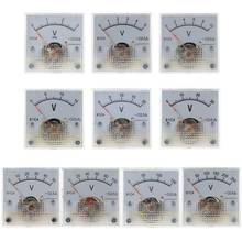 91C4 DC Voltmeter Analog Panel Voltage Meter Mechanical Pointer Type 3/5/10/15/20/30/50/100/150/250V 10 Styles Volt Test 19QB 2024 - buy cheap