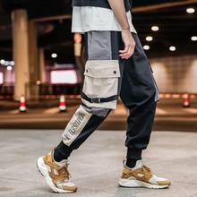 Ankel-pantalones de chándal con bolsillos para hombre, chándal japonés, coreano, Hip Hop, 3XL, XXXL 2024 - compra barato