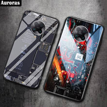 Auroras-funda de silicona para Pocophone F2 Pro, cubierta protectora de vidrio templado pintado Explorer, a prueba de golpes, para Poco F2 Pro 2024 - compra barato