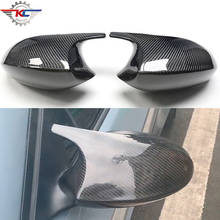 Cubierta de espejo retrovisor lateral de coche, tapas de carbono ABS, estilo E90, E91, E92, E93, E80, E81, E87, M3, 1 par 2024 - compra barato