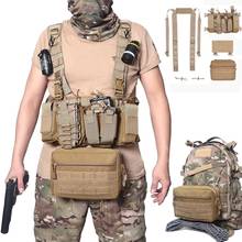 1000D Outdoor Tactical Accessory Bag Molle Pouch Utility EDC Pouch Military Hunting Molle Vest Shooting Assault Tactical Vest 2024 - buy cheap