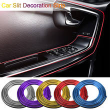 Universal 5M Car Styling Interior Decoration Strips Moulding Trim Dashboard Door Edge Protector Accessories Auto Exterior Parts 2024 - buy cheap