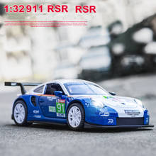 Quente 1:32 911 rsr liga esportes modelo de carro diecast som super corrida levantamento cauda roda carro para crianças presentes frete grátis 2024 - compre barato