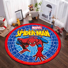 Alfombrilla antideslizante de Disney para dormitorio de niños, tapete de Spider-Man, vengadores, Capitán América, Hulk, con patrón de dibujos animados, para regalo 2024 - compra barato