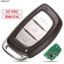 Jingyuqin Remote Control Car Key 433MHz ID46/47/64 PCF7938/7952/7953 Chip For Hyundai IX35 Rena MISTRA Elantra 2015 3 Buttons 2024 - buy cheap