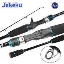 JEKEKU-caña de pescar ultraligera FUJI Cast Fsihing, 1,8 m, 2,1 m, 2,4 m, anillo de guía FUJI, asiento de carrete, señuelo giratorio de carbono M 2024 - compra barato