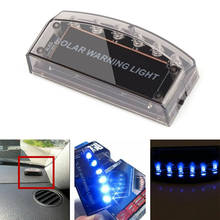 New Arrival 1pc 6LED Car Solar Power LED Fake Dummy Alarm Warning Security Anti-Theft Flashing Light FOR Car Light Sources 2024 - buy cheap
