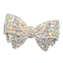 2Pcs Ladies Rhinestone Bow Shoe Charms Buckle Wedding Pointed Shoes Decoration 2024 - buy cheap