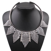 New Arrival Design Fashion Choker Necklace Collar Crystal Torques Necklace for Women Jewelry Accessories 2024 - buy cheap