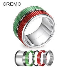 Cremo-Conjunto de Anillos bohemios para Mujer, Anillos intercambiables apilables Vintage, Anillos de boda giratorios de acero de titanio para Mujer 2024 - compra barato