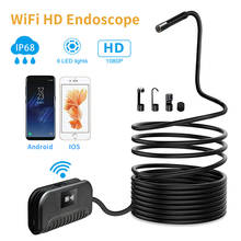 2mp/8mp 1080p/1944p sem fio hd wifi endoscópio à prova de água ip66 câmera de inspeção cmos para iphone e android otoscópio 2024 - compre barato