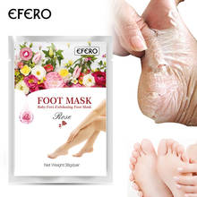 Efero 2Pcs=1Pair Foot Mask Dead Skin Remover Exfoliating Feet Mask Socks for Pedicure for Heels Peeling Baby Foot Mask TSLM2 2024 - buy cheap