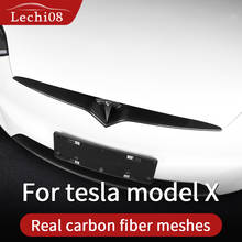 grill trim  for model tesla model x carbon/accessoires tesla x door/carbon fiber interior tesla car accessories 2024 - buy cheap