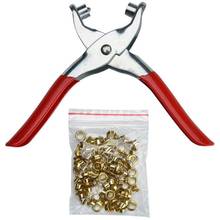 Hole Punch Hand Pliers Rivets Pliers And Rivet Punching Leather Belt tool Eyelets Grommets For Shoes Bags Leather Belt Plier 1Se 2024 - buy cheap