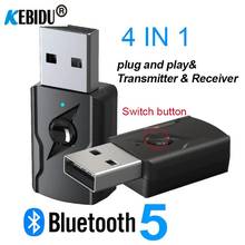 Bluetooh 5.0 Mini USB Audio Receiver Transmitter 4 IN 1 Stereo Wireless Bluetooth Adapter 3.5 AUX Jack RCA For TV PC Car Music 2024 - buy cheap