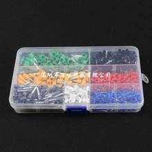 600pcs copper wire connector insulated wire terminal pin tube type terminal 22-10awg kit 2024 - buy cheap