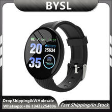 D18 Smart Watch Blood Pressure Round Smartwatch Waterproof Men Women Sports Smart Watch Fitness Tracker For Android IOS PK D13 2024 - buy cheap